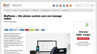 BizPhone – the phone system you can manage online | the iiNet Blog