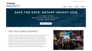 NetApp Insight 2018 | Register Today