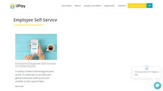 Employee Self-Service | iiPay