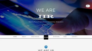 IIR - Institute for Intergovernmental Research | Home