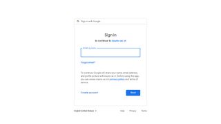 Google Accounts: Sign in