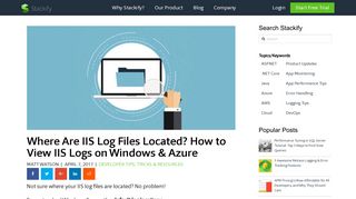 Where Are IIS Log Files Located? How to View IIS Logs on Windows ...