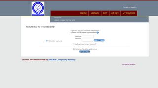 IISER Mohali Moodle: Login to the site