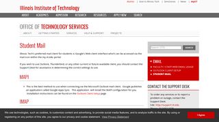 Student Mail | Email | Office of Technology Services (OTS) | Illinois ...