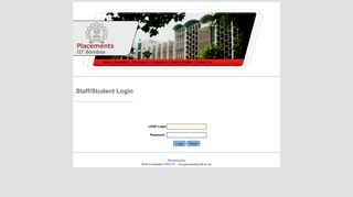 Staff/Student Login - Placements, IIT Bombay
