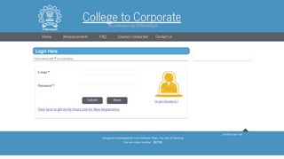 College to Corporate | Login Here