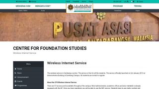 Wireless Internet Service - IIUM