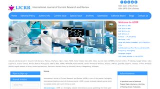 Editorial Policy | IJCRR : International Journal of Current Research ...