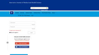 Login | Innovative Journal of Medical and Health Science