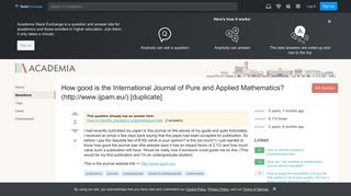 publications - How good is the International Journal of Pure and ...