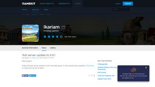 Test server update to 0.6.1 - Ikariam - Gamekit - MMO games, premium ...