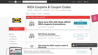 25% Off IKEA Coupons & Coupon Codes - February 2019