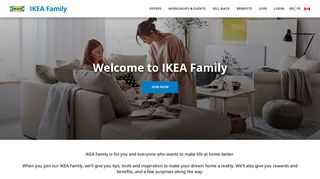 IKEA Family – Welcome – IKEA Canada