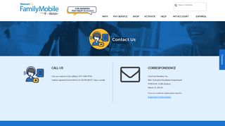 Contact Us | Customer Service | Family Mobile