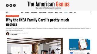 Why the IKEA Family Card is pretty much useless - The American Genius