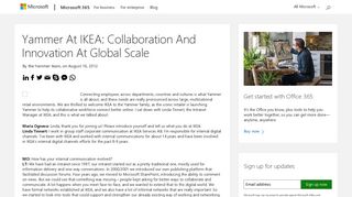 Yammer At IKEA: Collaboration And Innovation At Global Scale ...
