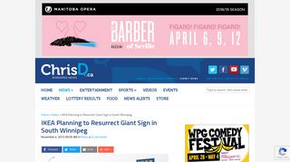 IKEA Planning to Resurrect Giant Sign in South Winnipeg - ChrisD.ca