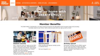 About IKEA FAMILY Singapore | Member Benefits