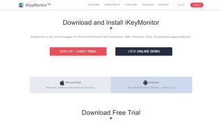 Download iKeyMonitor Keylogger for iPhone, iPad and Android