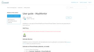 User guide - iKeyMonitor – FAQ & Knowledge Base