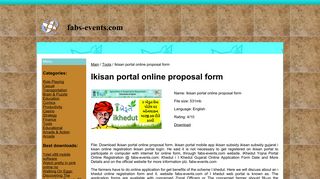 Ikisan portal online proposal form download - fabs-events.com