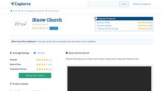 iKnow Church Reviews and Pricing - 2019 - Capterra