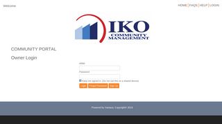 Login - IKO Community Portal
