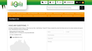 Contact Us | ikOala | Australia's Online Megastore