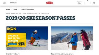 2018/19 Ski Season Passes | Tremblant - Mont Tremblant