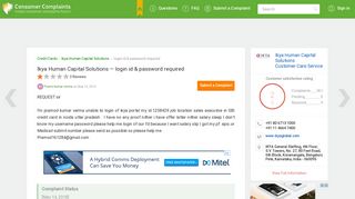 Ikya Human Capital Solutions — login id & password required