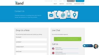 Contact iland - iland Secure Cloud Hosting Services
