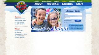 Log In to Your CampInTouch Account | Island Lake Camp: PA Summer ...