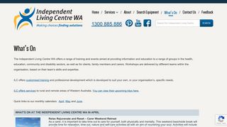 What's On | Independent Living Centre WA