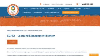 ECHO - Learning Management System - SCVi, iLEAD's Founding ...