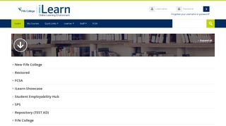 iLearn: Course categories - Fife College