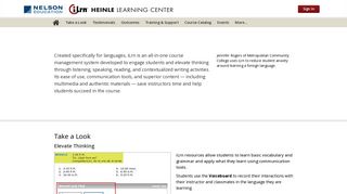 iLrn - Cengage Learning - Nelson