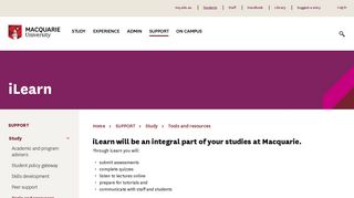 Student Portal - iLearn