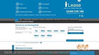 iLease car leasing 03300 539 189