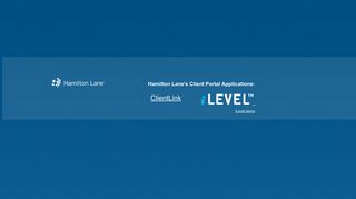 Hamilton Lane Client Portal
