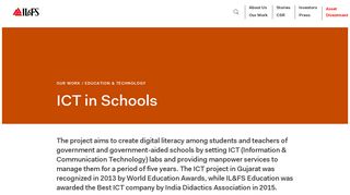 IL&FS - ICT in Schools