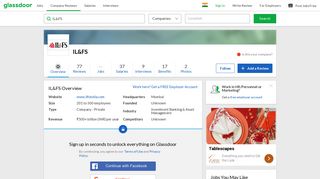 Working at IL&FS | Glassdoor.co.in