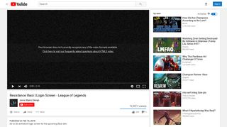 Resistance Illaoi | Login Screen - League of Legends - YouTube