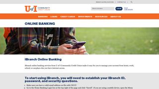 Online Banking - U of I Community Credit Union