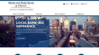 Highland Park Bank & Trust: Welcome