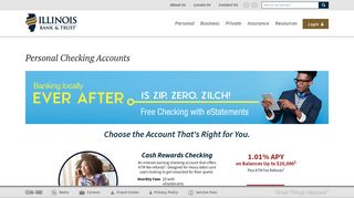 Open a New Consumer Checking Account - Illinois Bank & Trust
