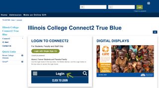 Connect2 | Illinois College Connect2 True Blue