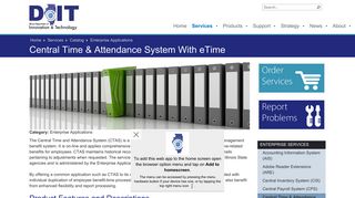 Central Time & Attendance System With eTime - Enterprise Applications