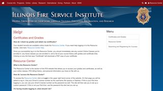 Help! - Illinois Fire Service Institute