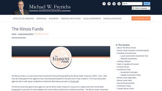 Michael W. Frerichs - Illinois State Treasurer: The Illinois Funds
