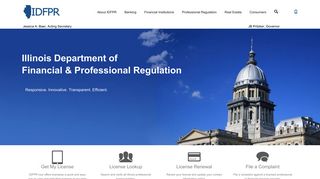 State of Illinois | Department of Financial & Professional Regulation